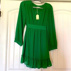 Jodifl green large dress. New with tags